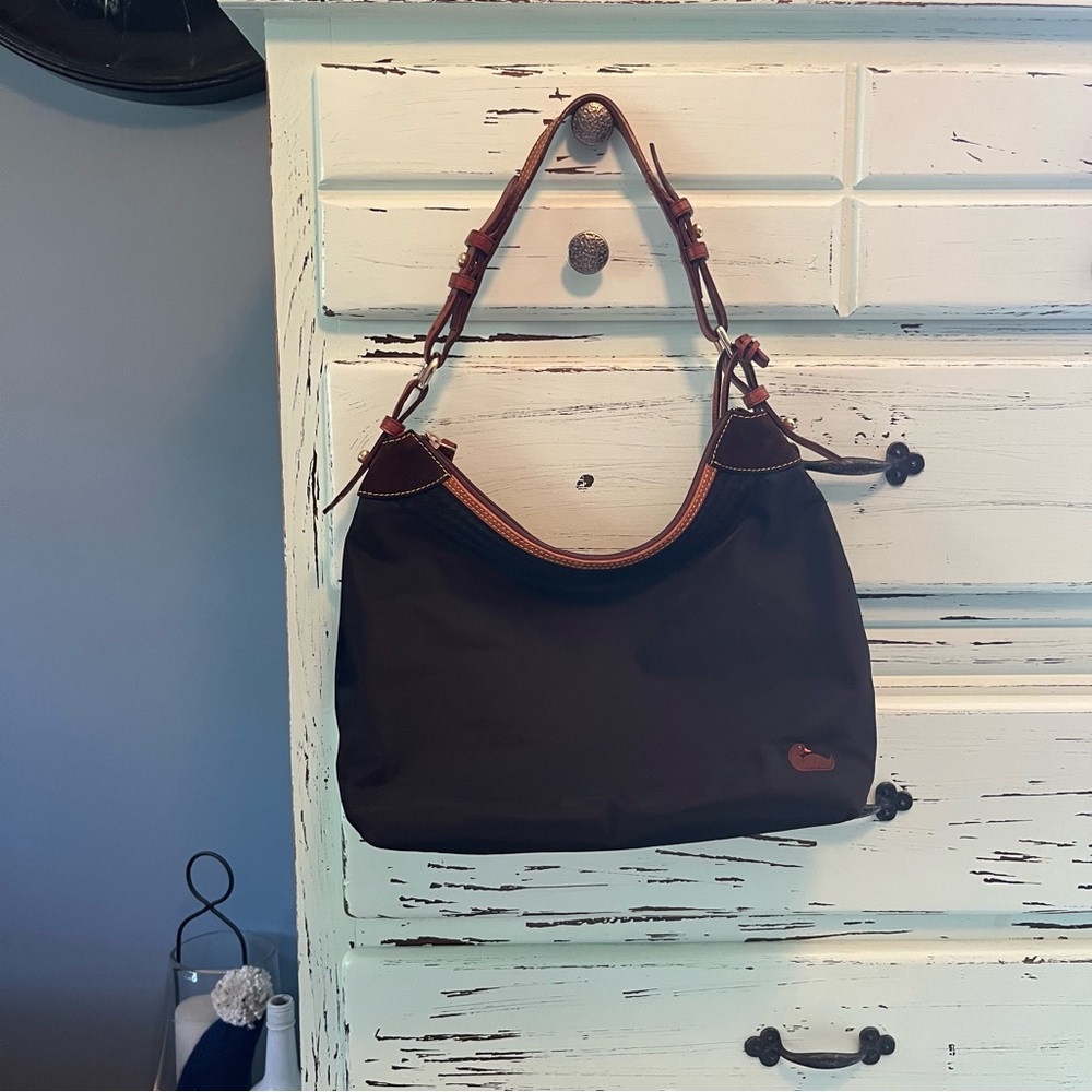 Dooney & Bourke Black and Brown Women's Hobo Bag